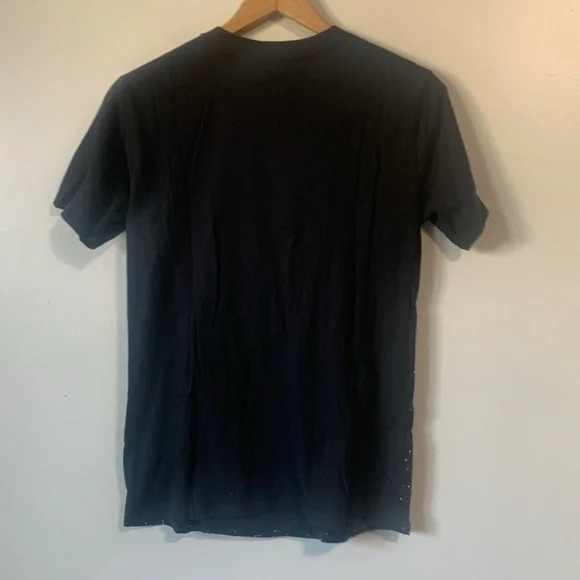 Vintage Space Jam T Shirt Womens Medium Looney Tunes Black Laced Short Sleeve - Picture 2 of 7